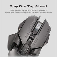 vertux indium wired mouse GRY/SLV