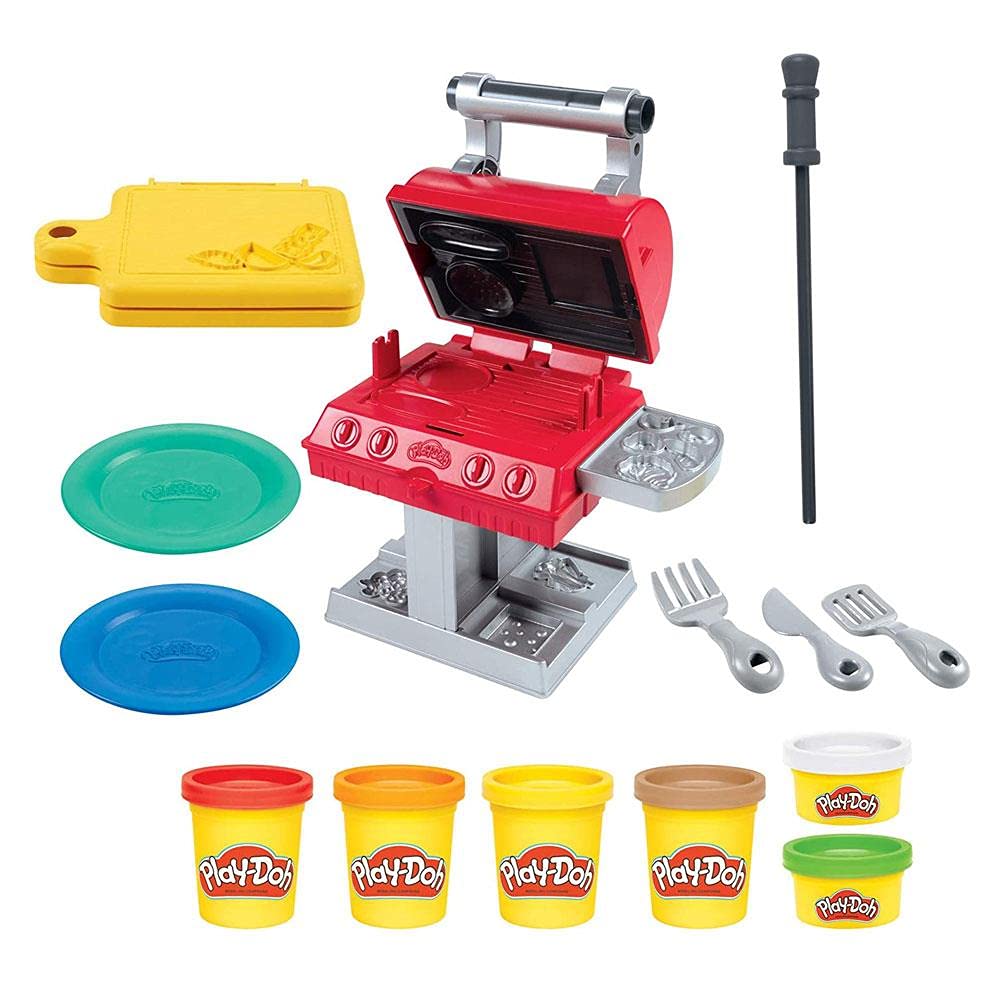 Hasbro Play-Doh Kitchen Creations Barbecue Grill 'n Stamp Playset