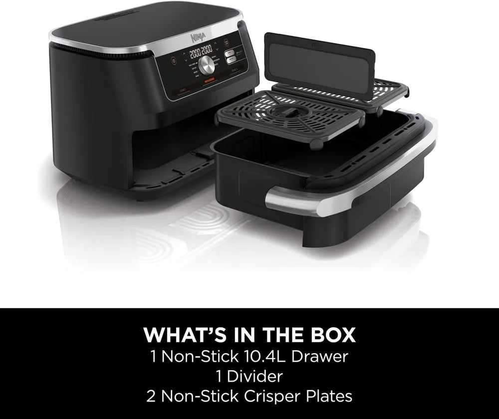 Ninja Foodi FlexDrawer Dual Air Fryer 10.4L AF500ME