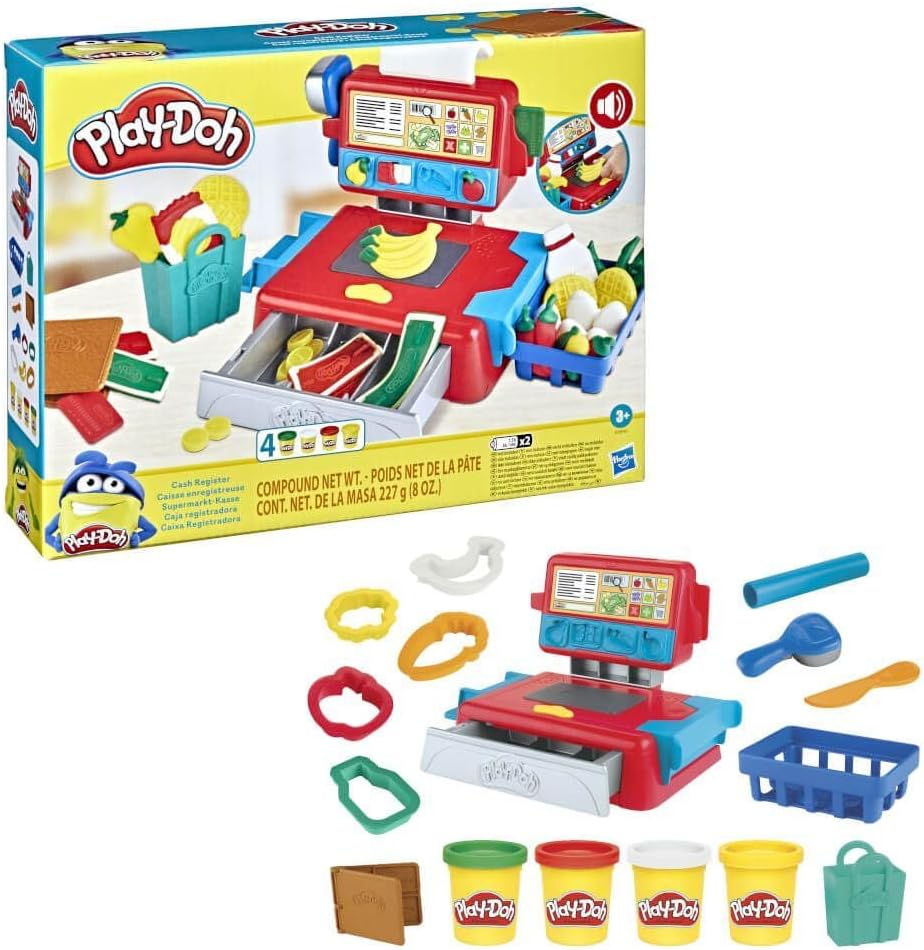 Hasbro Play-Doh Cash Register - Fun Learning Toy for Kids