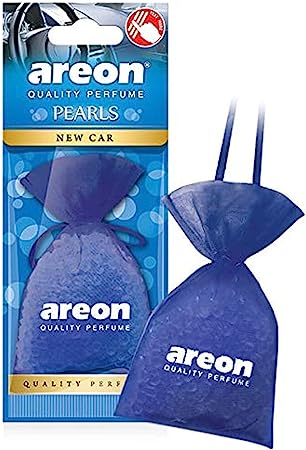 معطر هواء معلق للسيارة والمنزل من AREON Pearls Lux I، للسيارة الجديدة (عبوة من 3 قطع) 