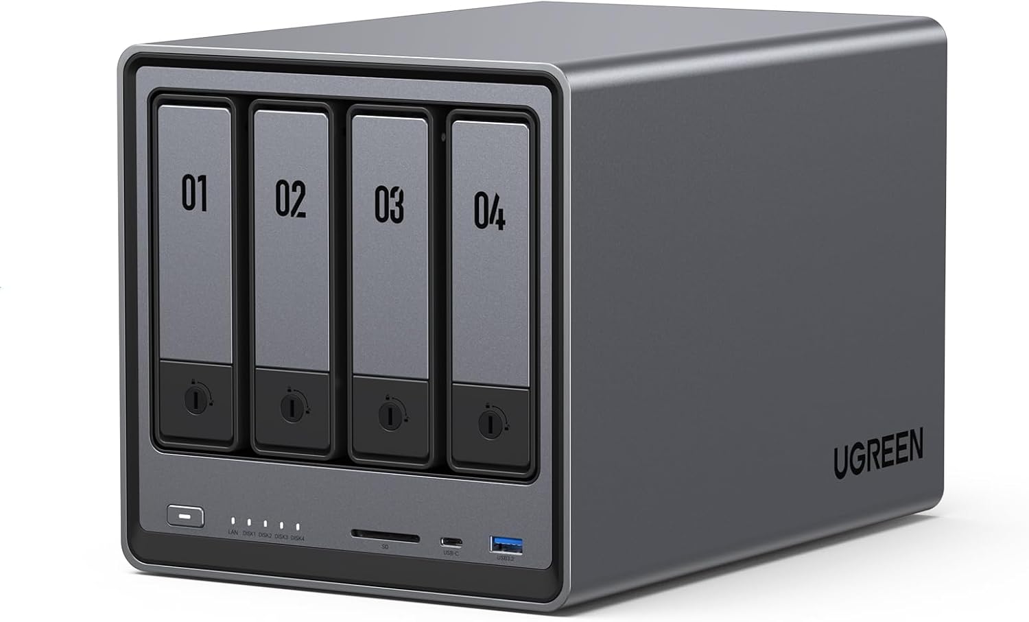 UGREEN NASync DXP4800 تخزين شبكي قوي بأربع فتحات