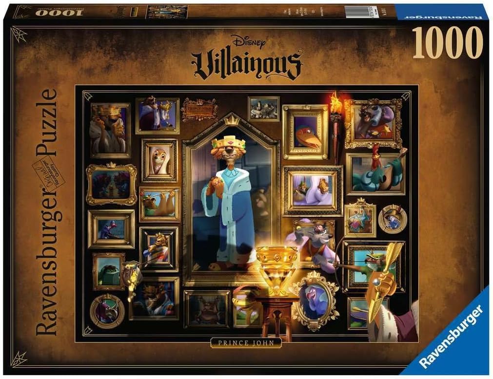 Ravensburger 1000 Piece Disney Villainous Puzzle - Prince Jean | Premium Jigsaw