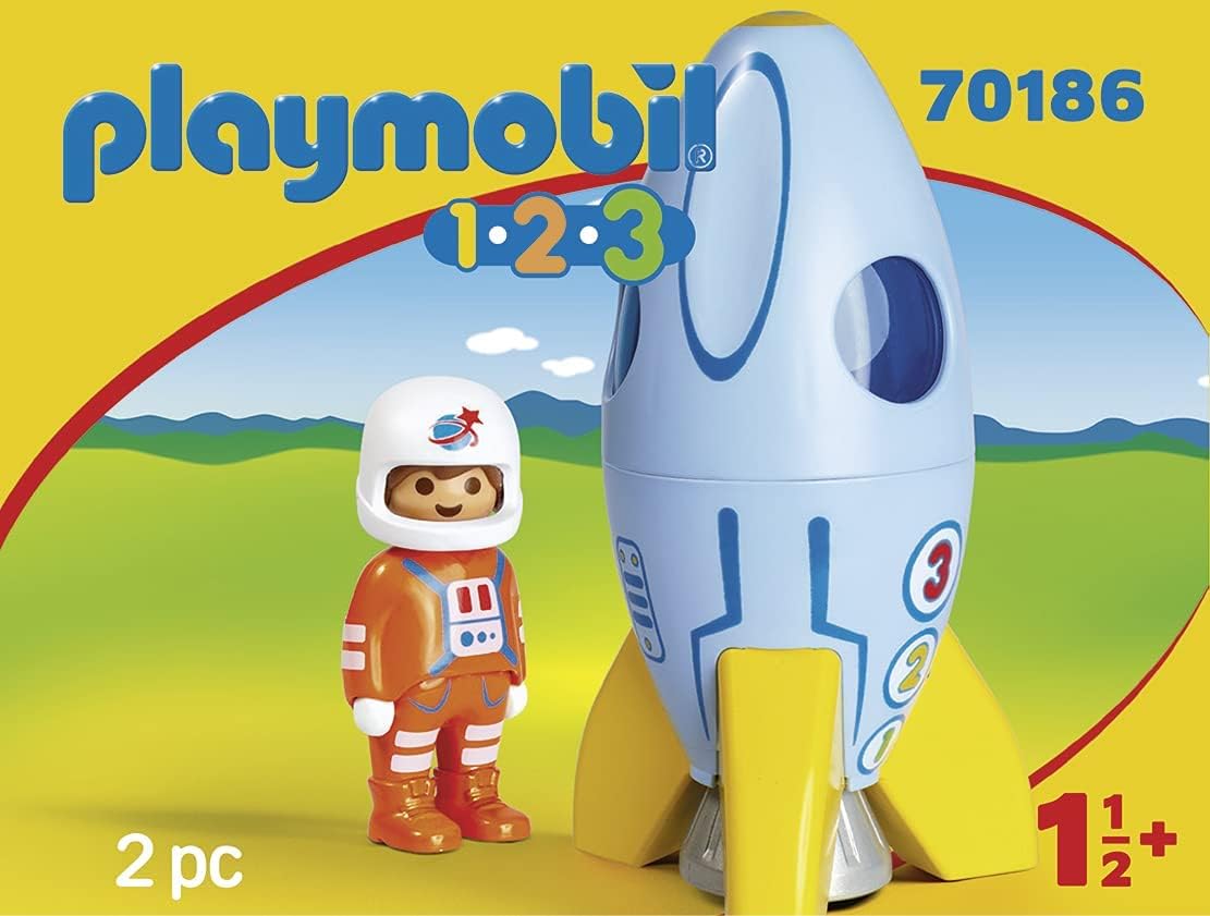 Playmobil Astronaut & Rocket - Imaginative Fun for Ages 1.5