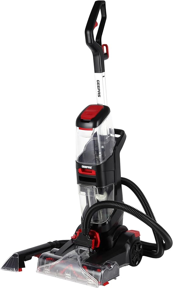 Geepas Carpet Washer GCW19060 - 800W Dual Brush Deep Cleaning Machine
