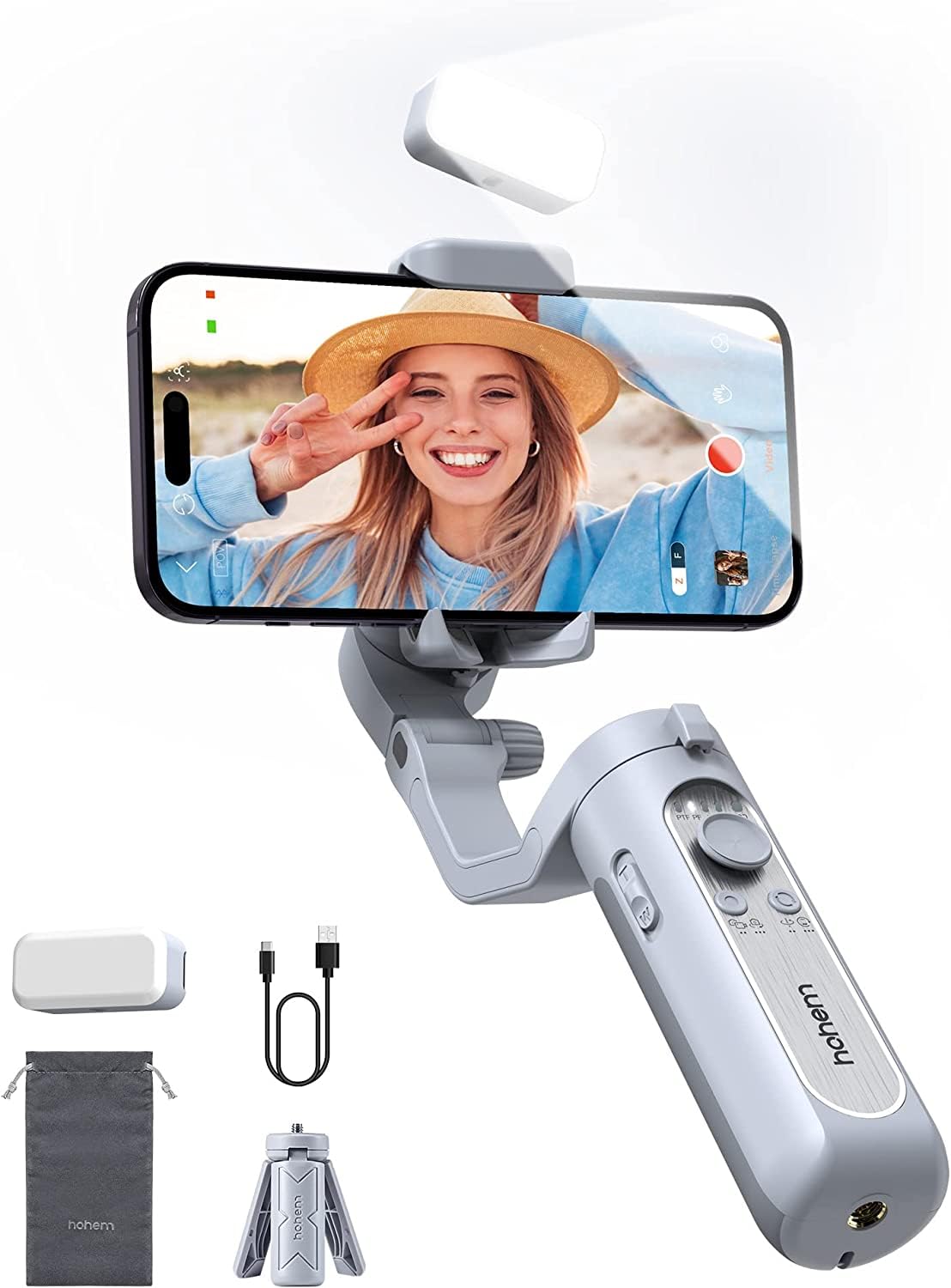 Jmary Hohem iSteady XE Kit Smartphone Gimbal 3-Axis - White