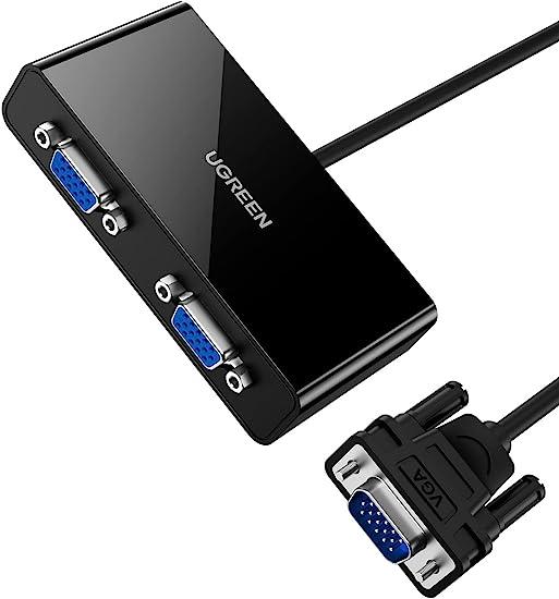 UGREEN 1x2 VGA Splitter - Dual Display Support