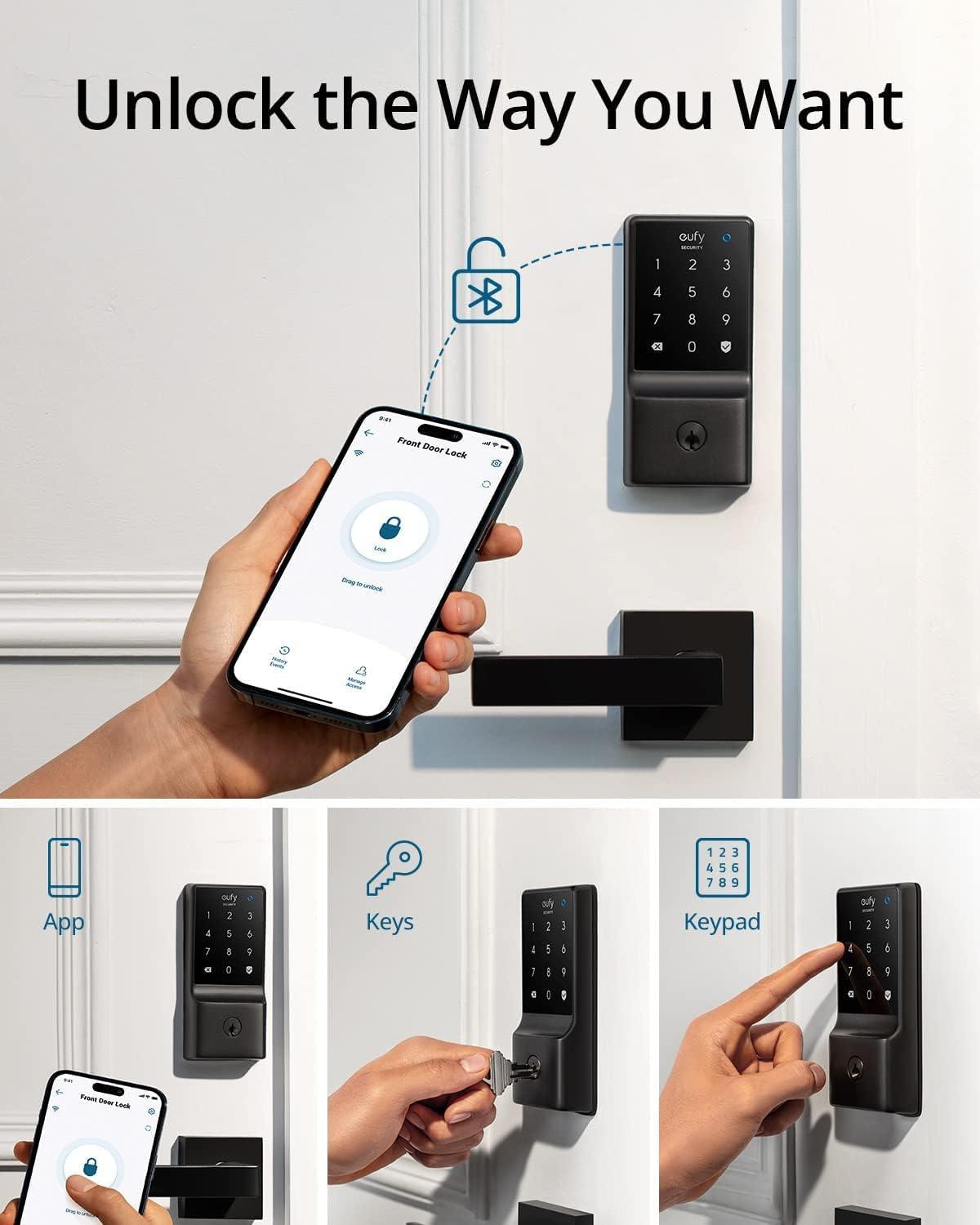 Anker Eufy Smart Lock C234 Secure & Convenient Access - Black