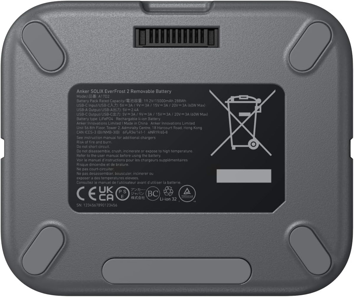 Anker SOLIX EverFrost 2 Removable 288Wh LiFePO4 Battery