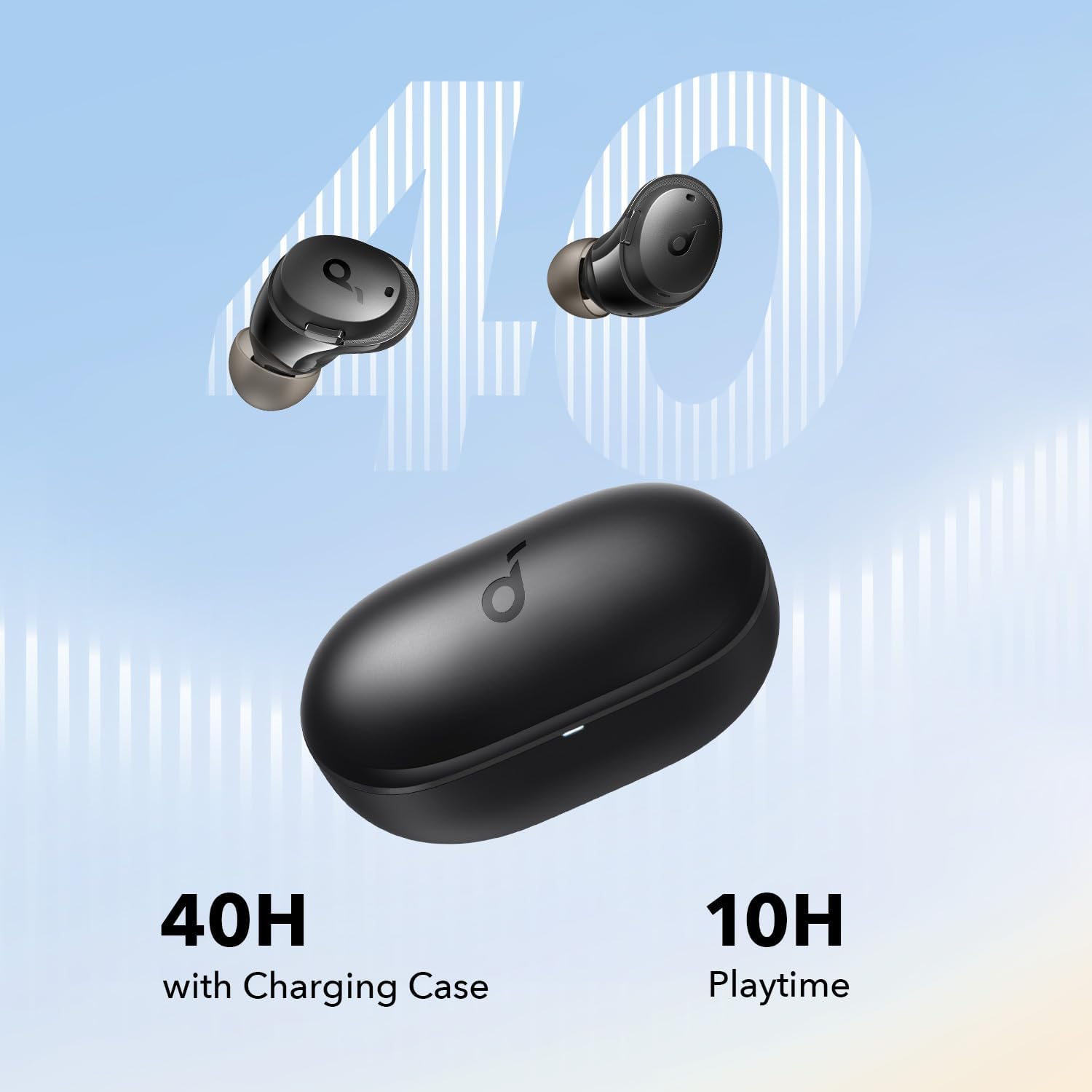 Anker Soundcore Life A3i Wireless Earbuds with Noise Cancelling - Black