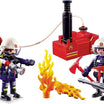 Playmobil Firefighters with Water Pump