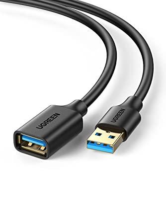 UGREEN USB 3.0 Extension Male to Female Cable 2m (Black)