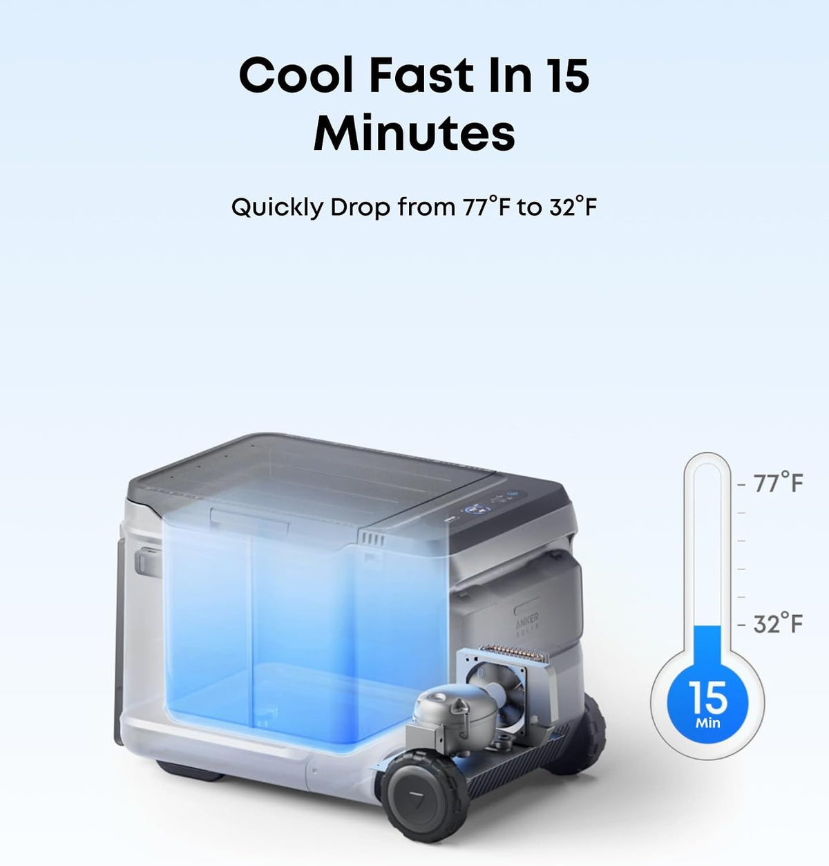 Anker SOLIX EverFrost 2 23L Electric Cooler with 288Wh Battery