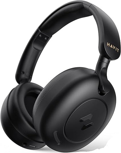سماعة Havit H655BT ANC لاسلكية | 76 ساعة و5 ميكروفونات