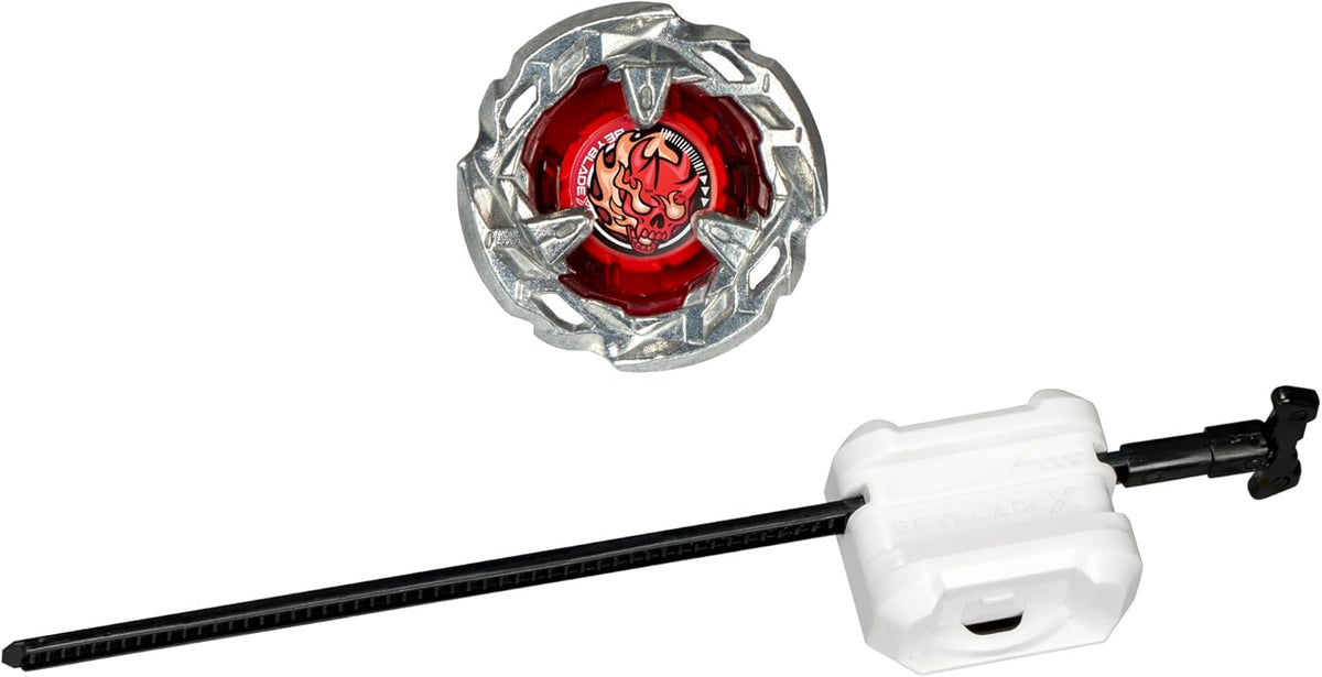 Beyblade X Scythe Incendio 4-60T Starter Pack | Balance Type Right-Spinning Top & Launcher
