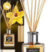 AREON Reed Room Perfume 150ml Vanilla Black + 10 Rattan Sticks