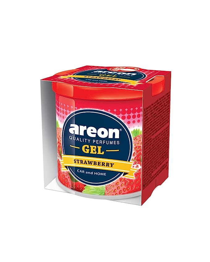 Areon Gel Can 80g Strawberry | Long Lasting Fragrance