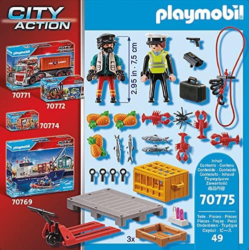 Playmobil Cargo Customs Check - Fun Role-Play Toy