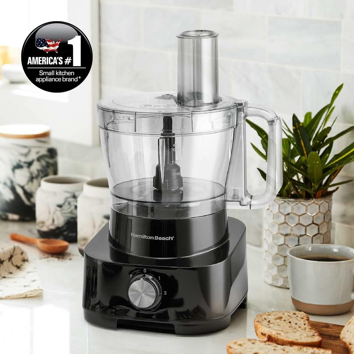 Hamilton Beach 11 In 1 Food Processor 1000W - Black