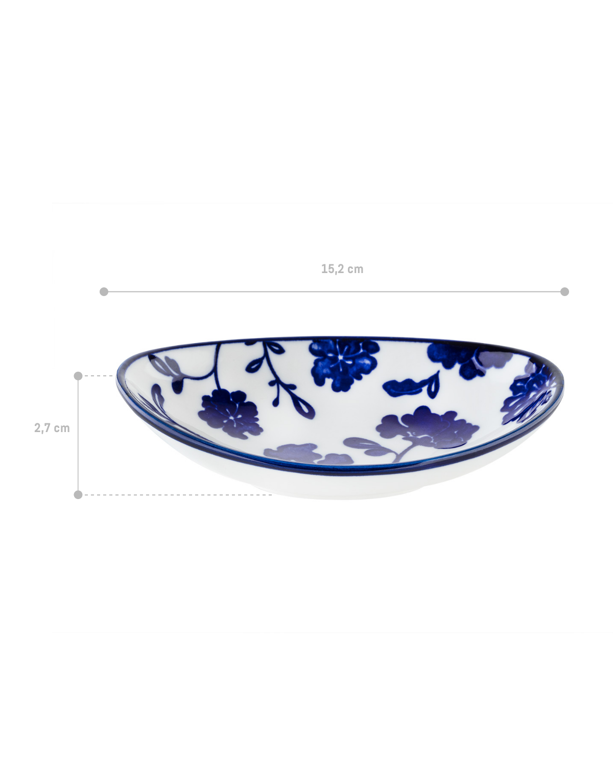 Rêve Bleu Angers Oval Plate - Madame Coco JO