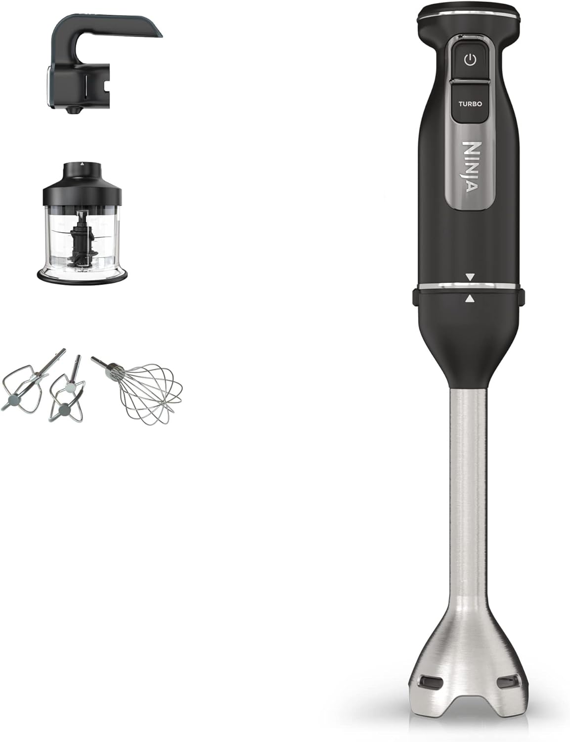 Ninja Foodi 3-in-1 Hand Blender - 850W, 3 Attachments - BLACK