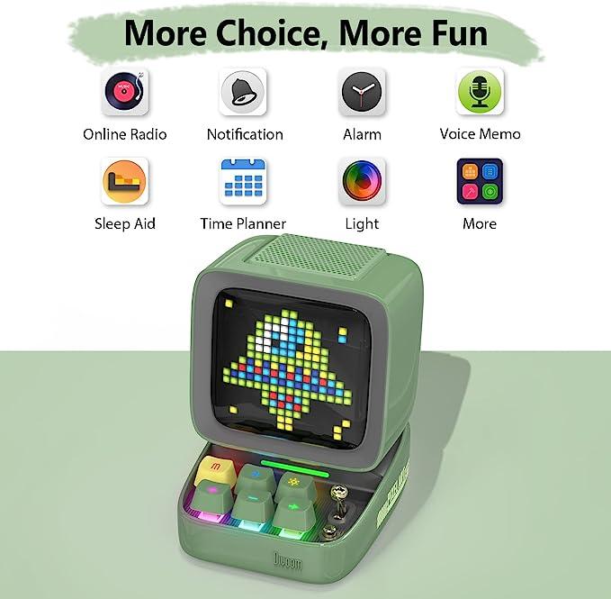 Divoom DitooPro Bluetooth Speaker (Green)