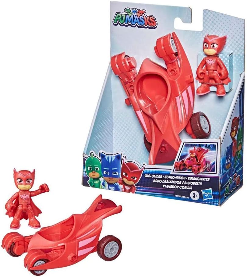 Hasbro PJ Masks Owl Glider Hero Vehicle with Owlette Figure