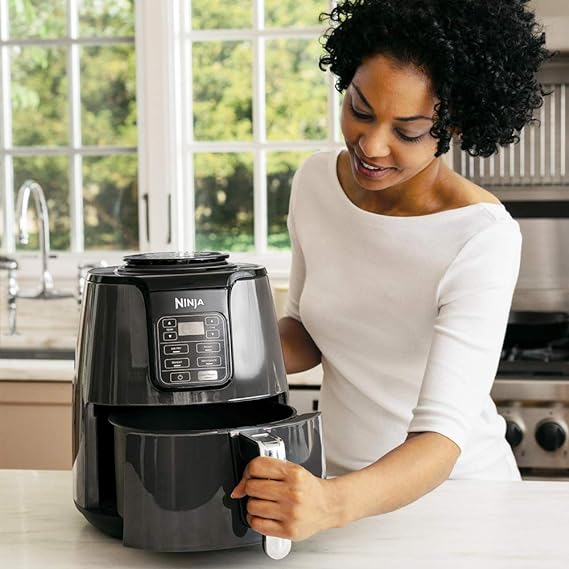 Ninja Air Fryer 4L roasts reheats dehydrates for quick - Grey