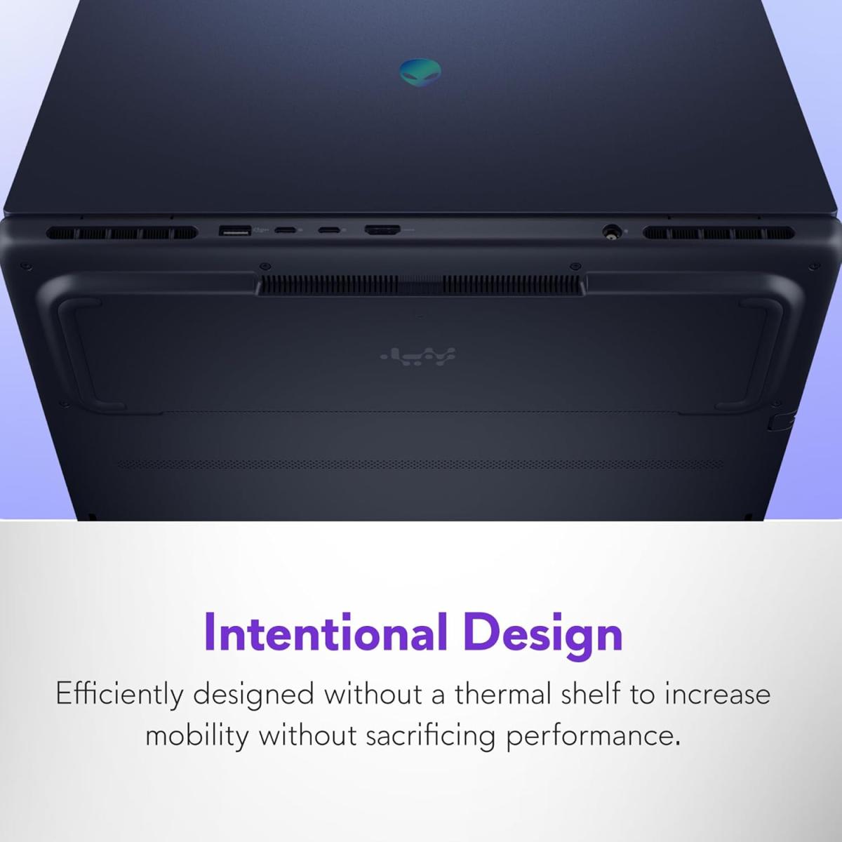 Dell Alienware 16 Aurora 16" IPS WQXGA (QHD+) (2560 x 1600) @120Hz 100% sRGB, Intel Core 9 Processor 270H, Nvidia RTX 5060 8GB GDDR7, 16GB DDR5 RAM, 1TB M.2 PCIe NVMe - (Interstellar Indigo) Gaming Laptop (3 Years Warranty)