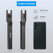 BOYA BY-XM6 HM Wireless Microphone Handheld Holder – For Vlog, YouTube, Interviews