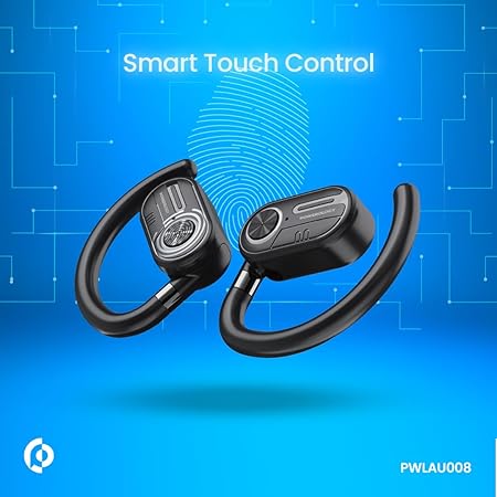 Powerology Air Conduction Earbuds, Bluetooth 5.3 & Display