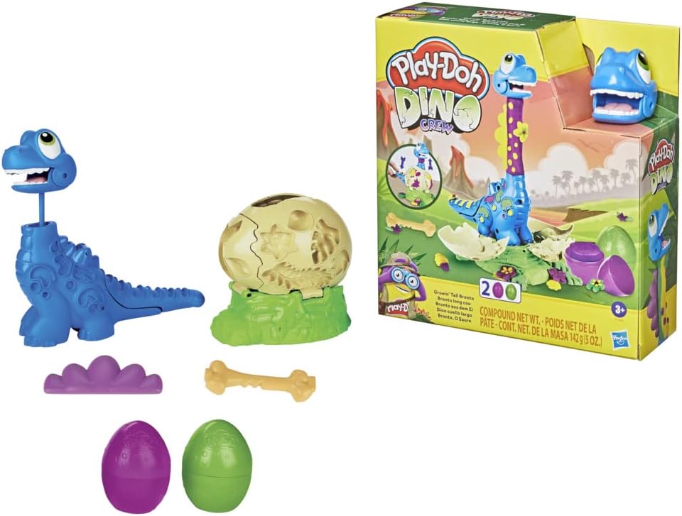 Hasbro Play-Doh Dino Crew Growin' Tall Bronto - Dinosaur