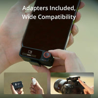 DJI Mic 2 (1 TX + 1 RX) Wireless Lavalier Microphone with 250m Range