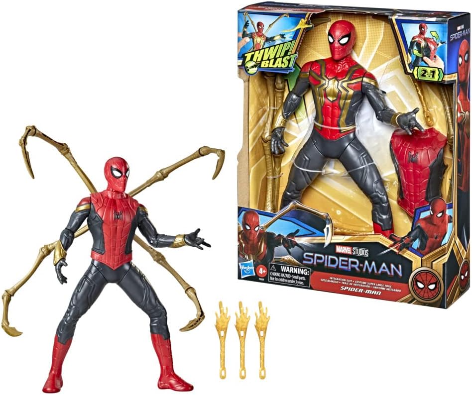 Hasbro Deluxe 13-Inch Thwip Blast Spider-Man Action Figure