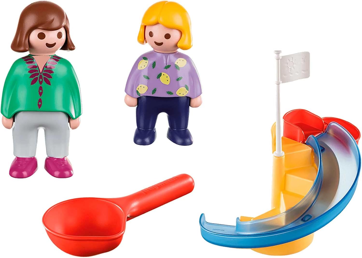 Playmobil 1.2.3 Aqua Wasserrutsche - Fun Water Toy for Toddlers