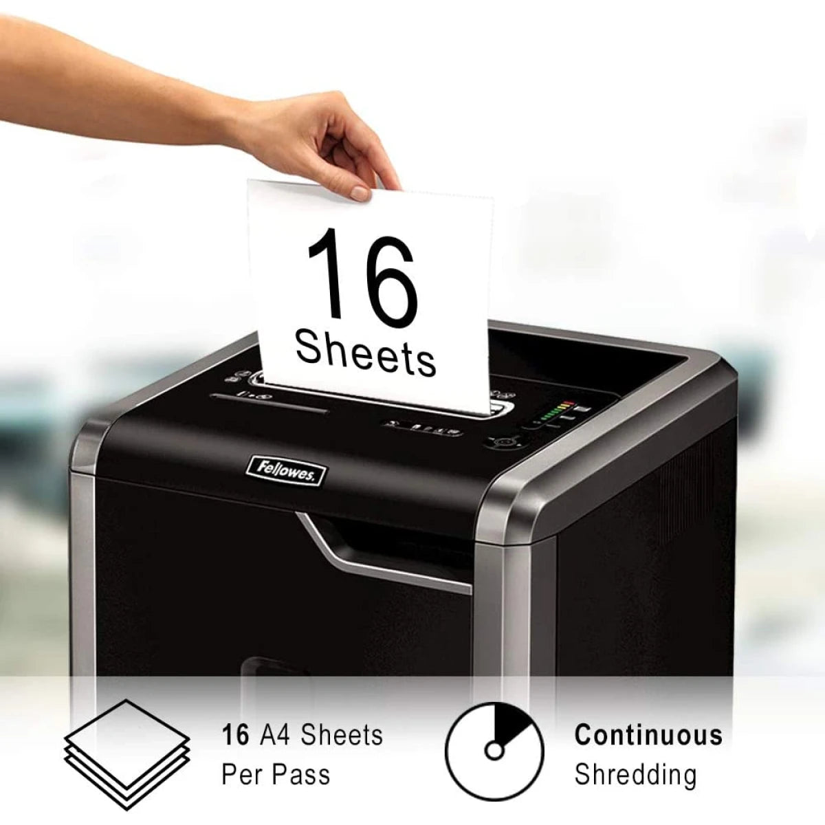 Fellowes Powershred Shredder Micro Cut Shreds 16 sheets - Pre Order