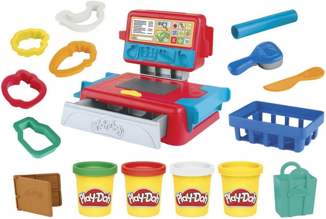 Hasbro Play-Doh Cash Register - Fun Learning Toy for Kids