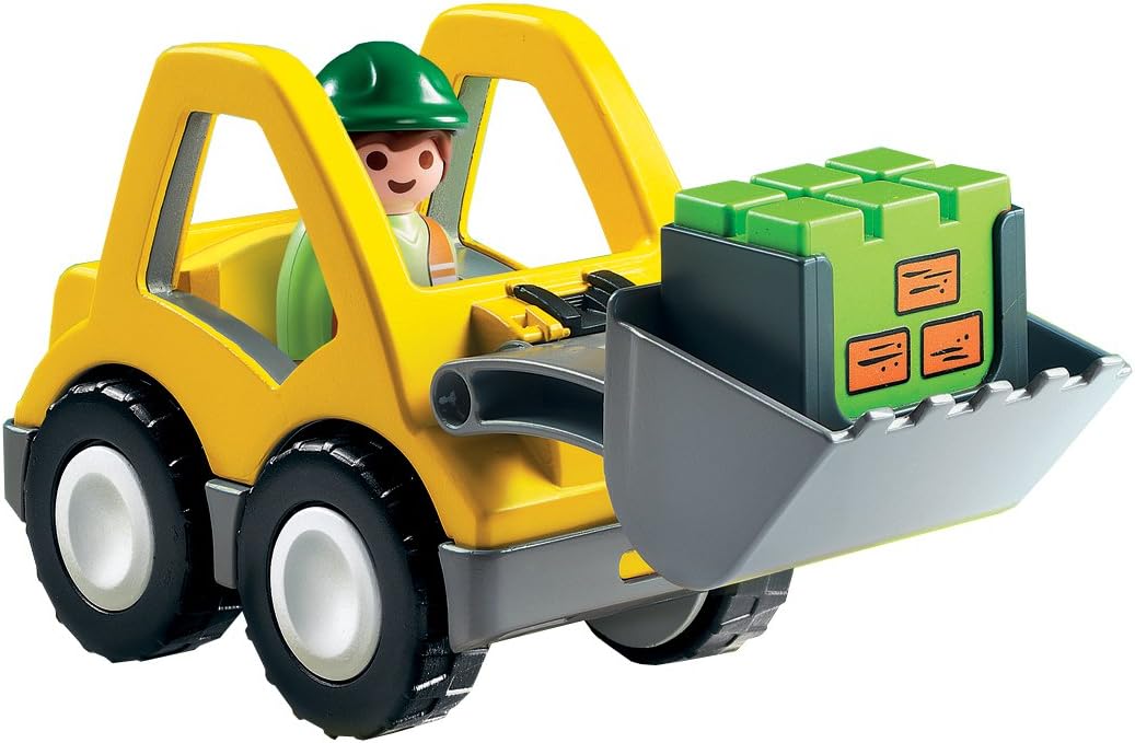 Playmobil 1.2.3 Digger - Safe Fun for Toddlers