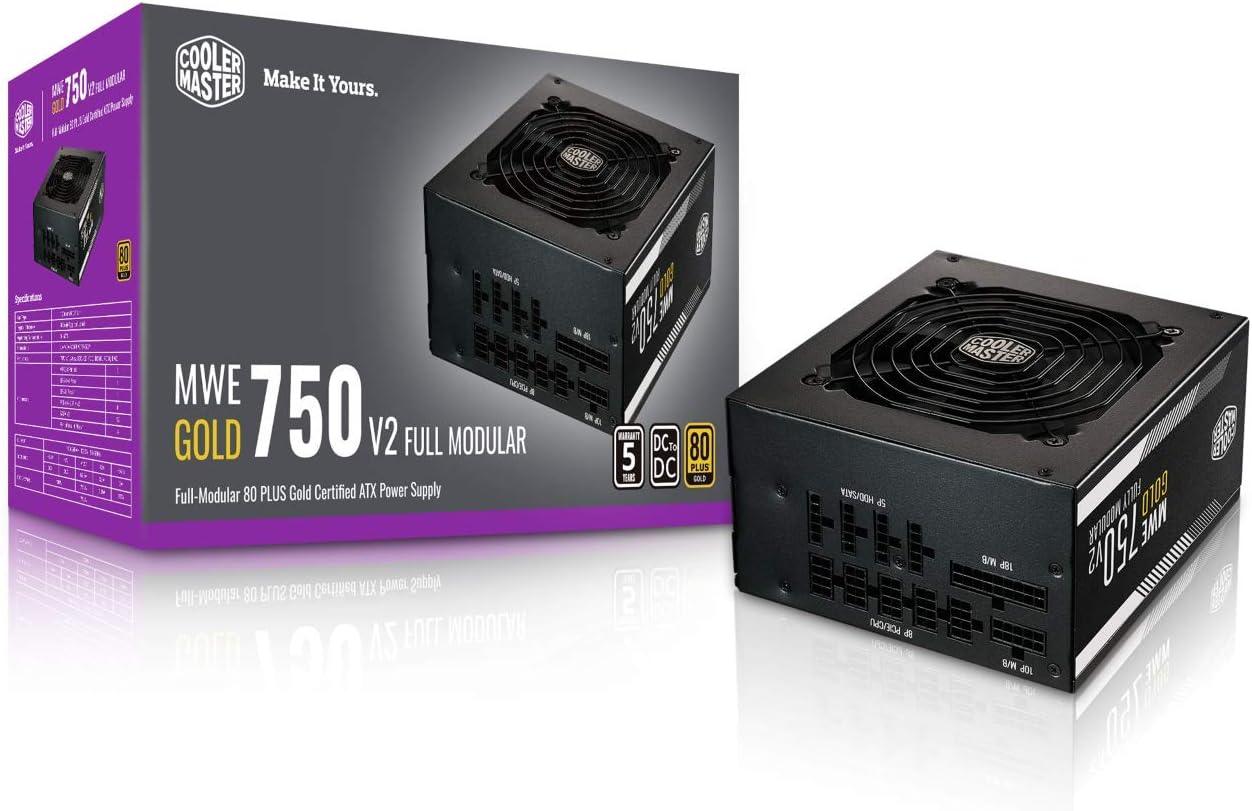 Cooler Master MWE750 V2 Full Modular 80+ Gold Certified 750W Power Supply