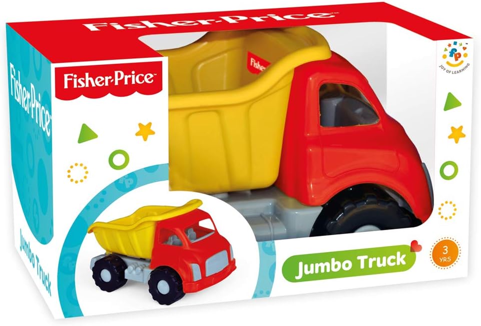 Fisher-Price Jumbo Truck – Large Colorful Toy Truck for Kids (1807)