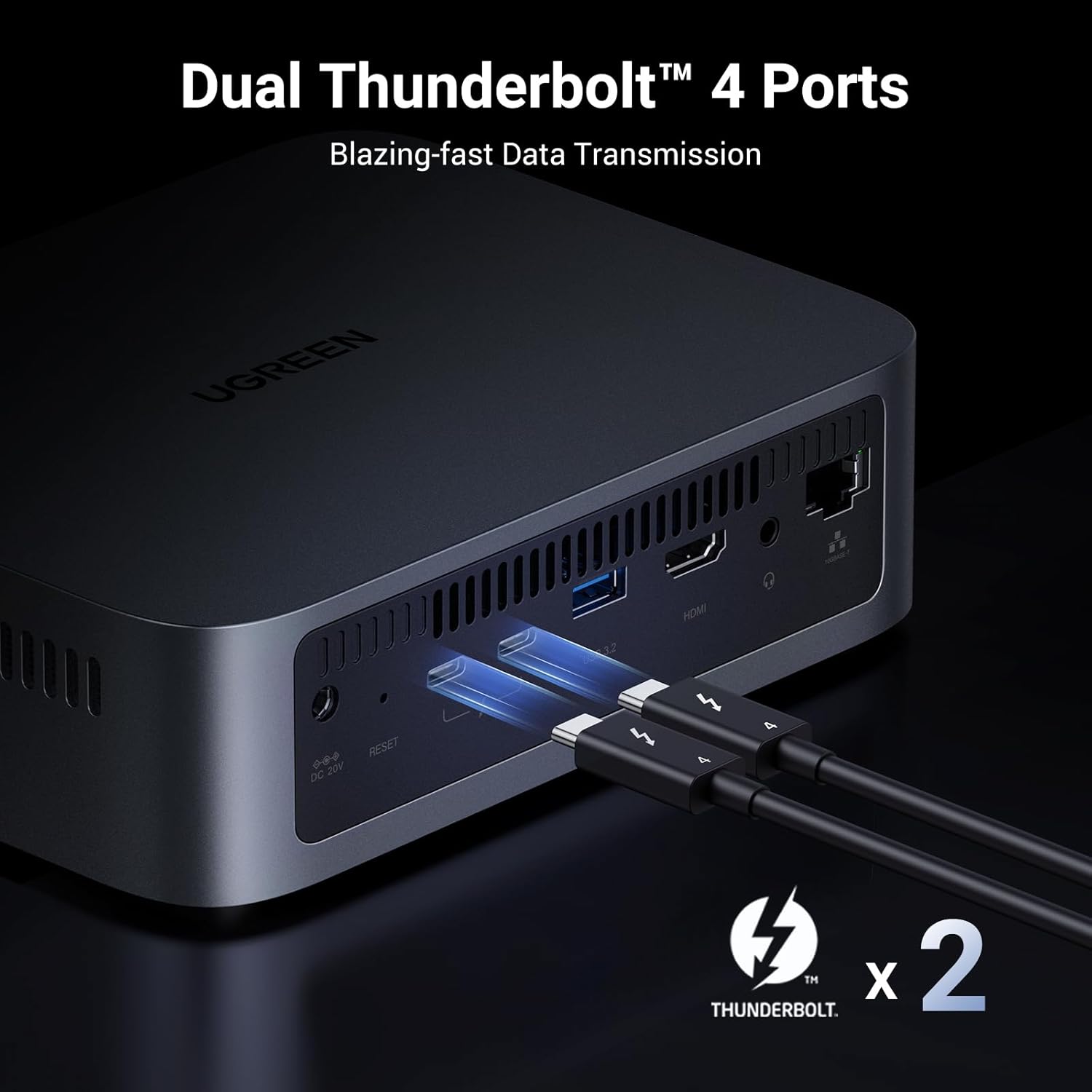 UGREEN NASync DXP480T Plus SSD NAS, i5, 10GbE & Wi-Fi 6