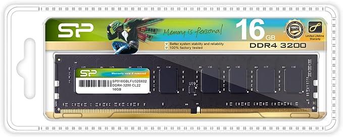 Silicon Power 16GB DDR4 3200MHz RAM for Desktop