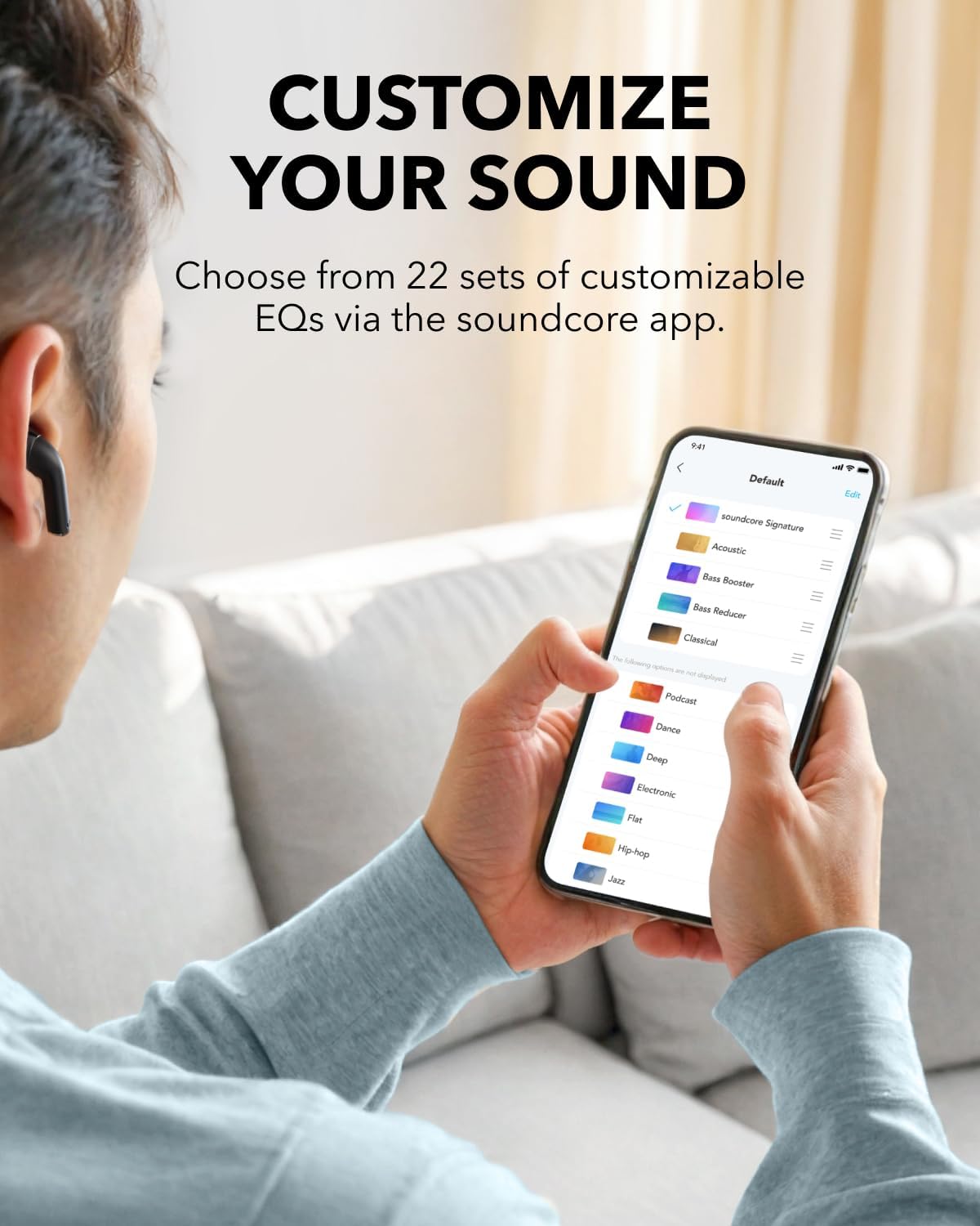 Anker Soundcore K20i Clear Sound 36H Playtime & Comfortable Fit