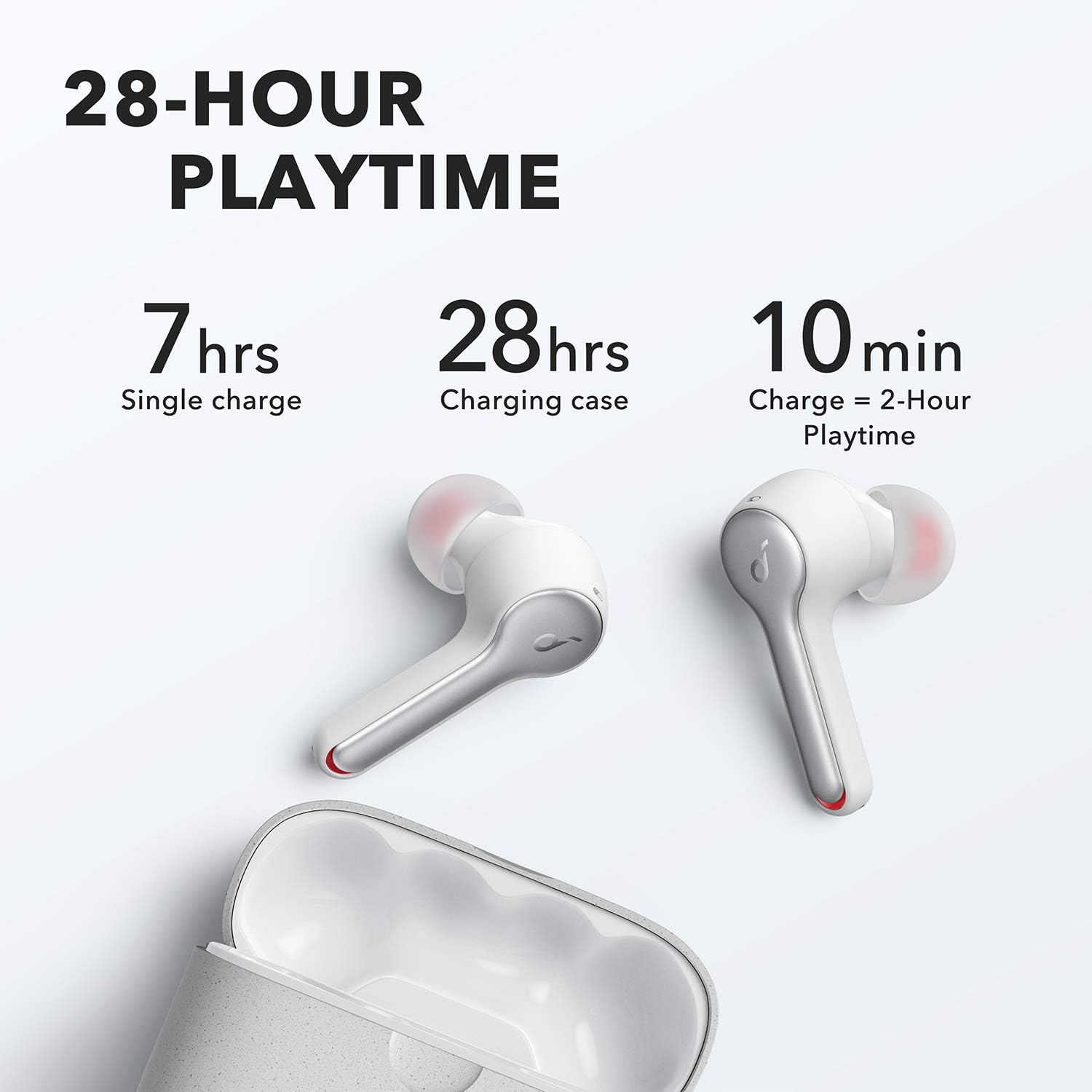 Anker Soundcore Liberty Air 2 Wireless Noise Cancelling Earbuds - White