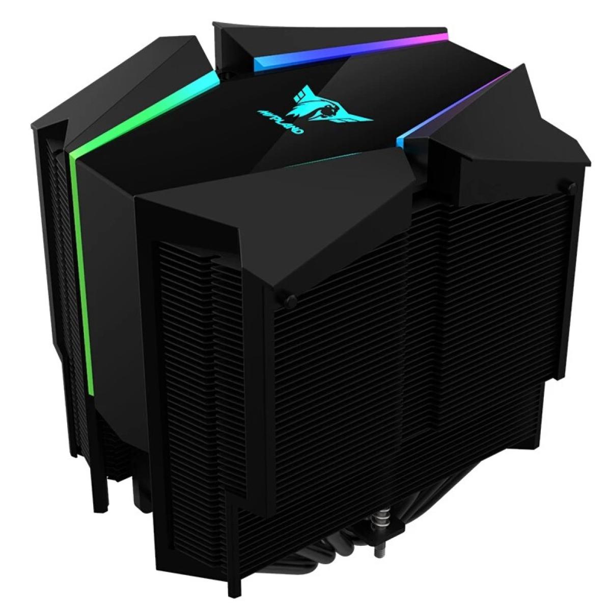 HuntKey MVP 620i Dual-Tower CPU Cooler with RGB Lighting