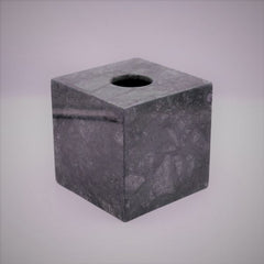 ARMN Carrera Square Marble Tissue Box – Black