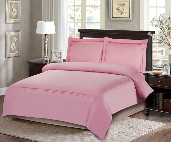 ARMN Naturesoft Queen Duvet Cover Set 4pcs – Pink
