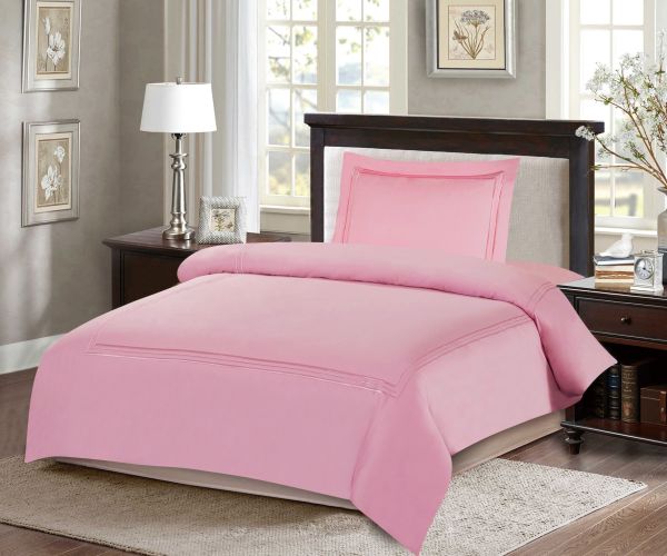 ARMN Naturesoft Single Duvet Cover Set 3pcs – Pink