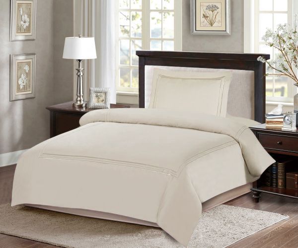 ARMN Naturesoft Single Duvet Cover Set 3pcs – Beige