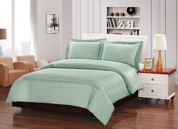 ARMN Naturesoft King Bed Cover Set 4 Pieces – Green